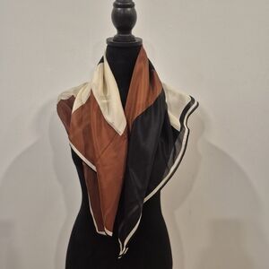 Vana Silk scarf bundle, 1 Animal Print and 1 Geometric Pattern